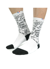 LCF CHAUSSETTES Tennis Graffiti Blanc U