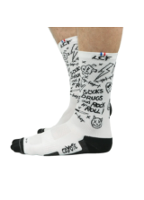 LCF CHAUSSETTES Coyote Graffiti Run Blanc U