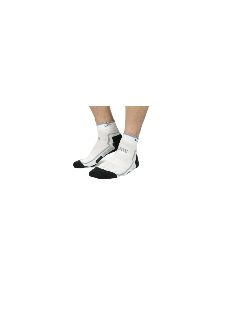 LCF CHAUSSETTES Coyote MID Run Blanc U