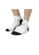 LCF CHAUSSETTES Coyote MID Run Blanc U