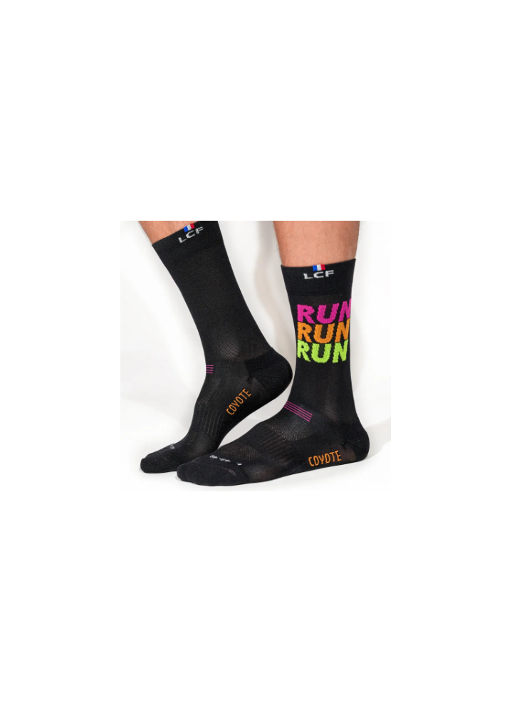 LCF CHAUSSETTES Coyote Run Run Run Noir U