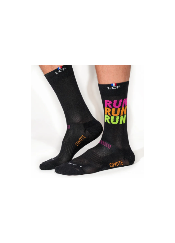 LCF CHAUSSETTES Coyote Run Run Run Noir U