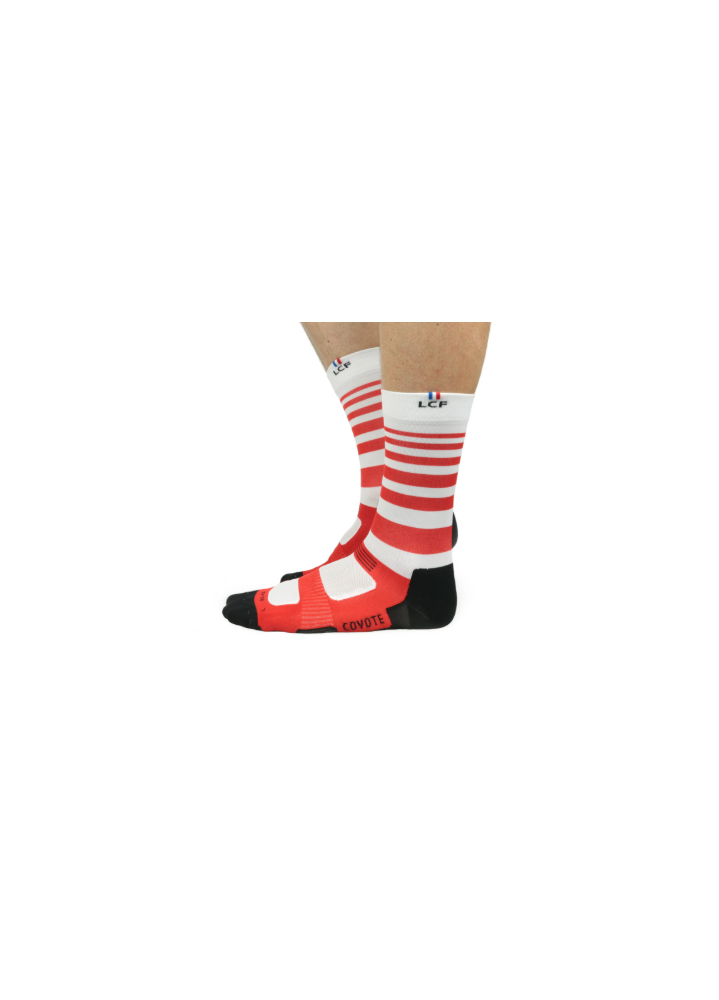 LCF CHAUSSETTES Coyote Acid Run Rouge U