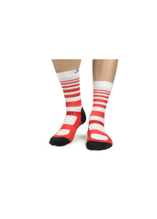 LCF CHAUSSETTES Coyote Acid Run Rouge U