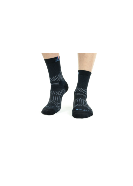 LCF CHAUSSETTES Appalache Run Noir/Bleu M