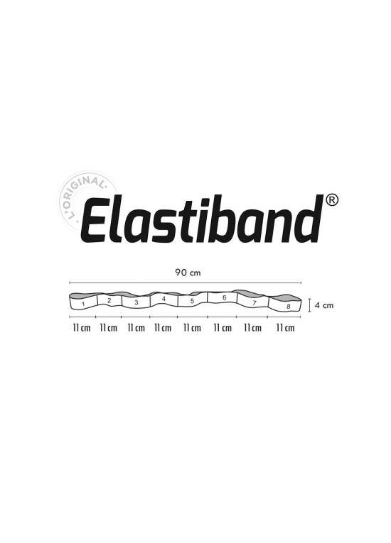 SVELTUS ELASTIBAND JAUNE 10KG
