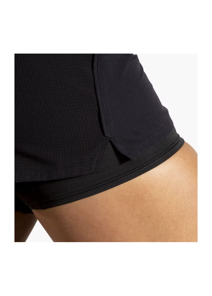 BROOKS HIGH Point 3" 2-in-1 Short 2.0 W