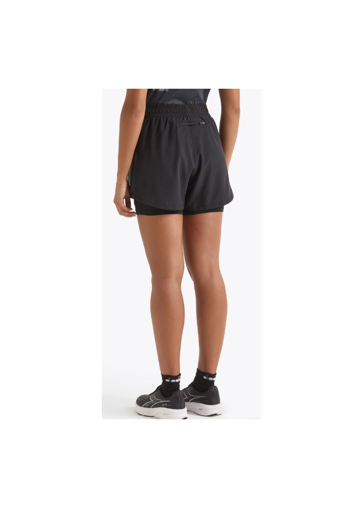DIADORA SHORT 2IN1 5 RUN CREW W