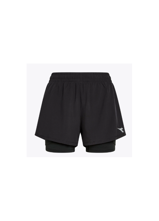 DIADORA SHORT 2IN1 5 RUN CREW W