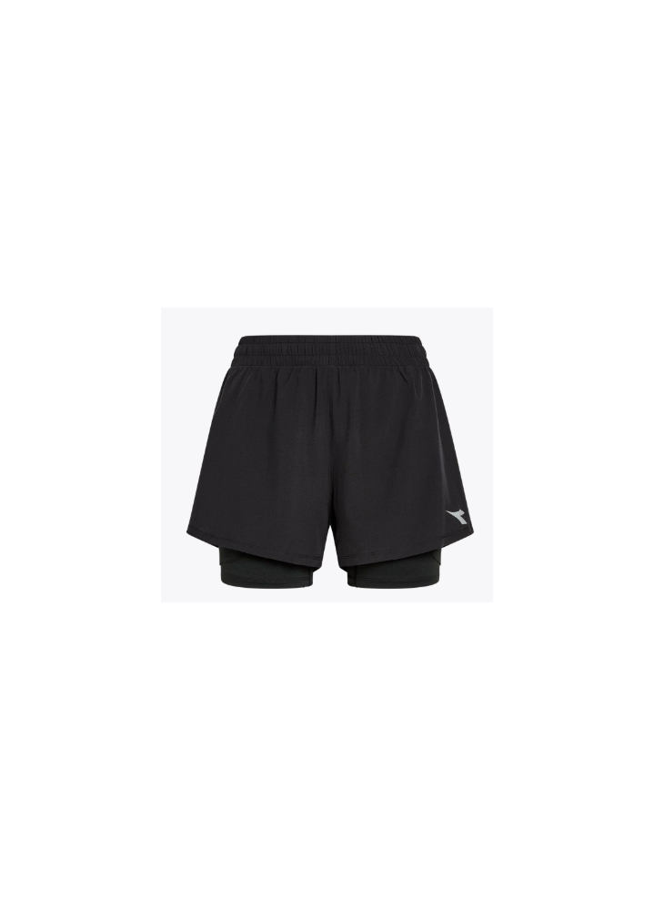 DIADORA SHORT 2IN1 5 RUN CREW W