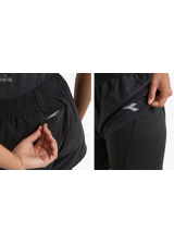 DIADORA SHORT 2IN1 5 RUN CREW W
