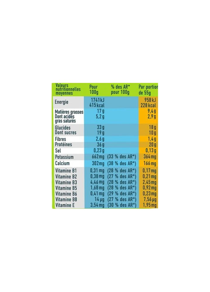ANDROS SPORT Barre Hyper protéinée Chocolat Cacahuète 55g