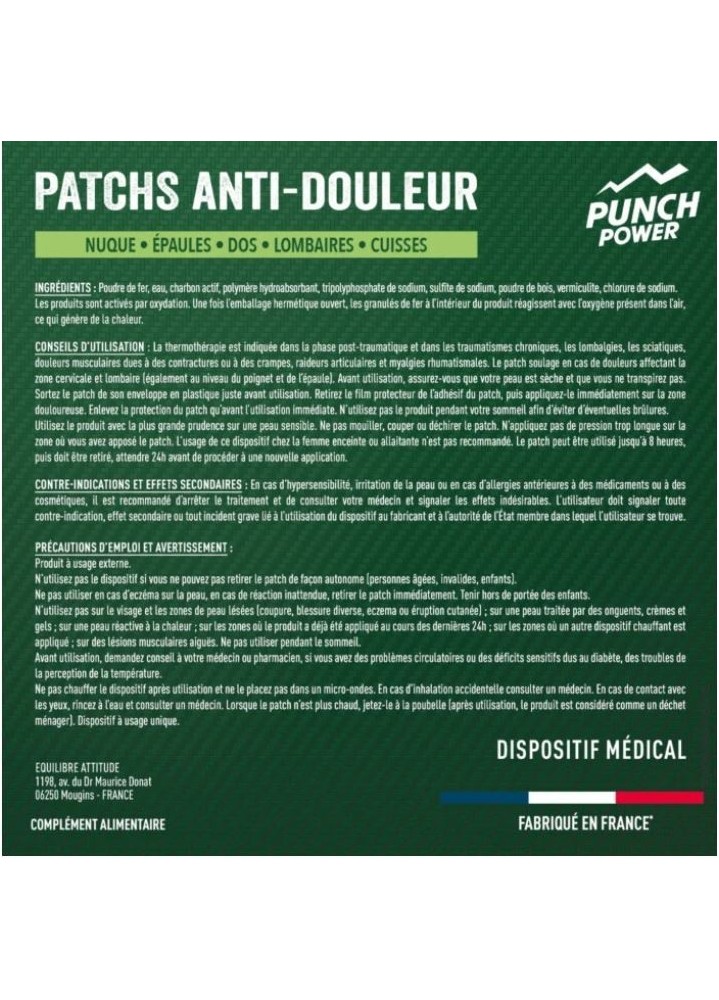 PUNCH POWER ANTI-DOULEUR