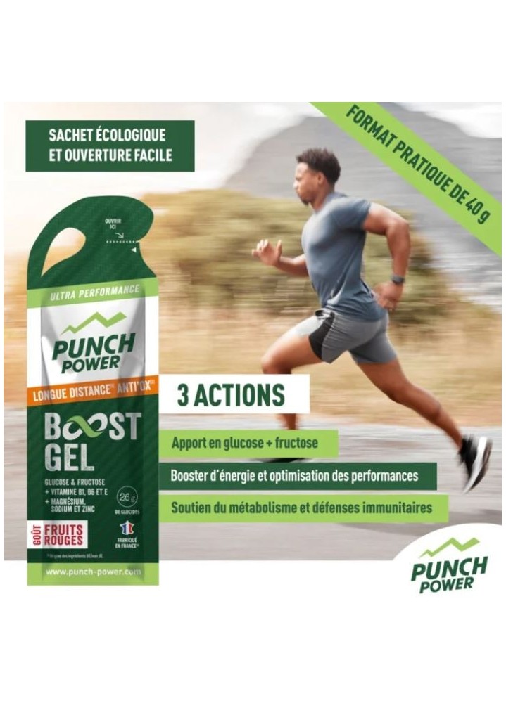 PUNCH POWER BOOST GEL - FRUITS ROUGES