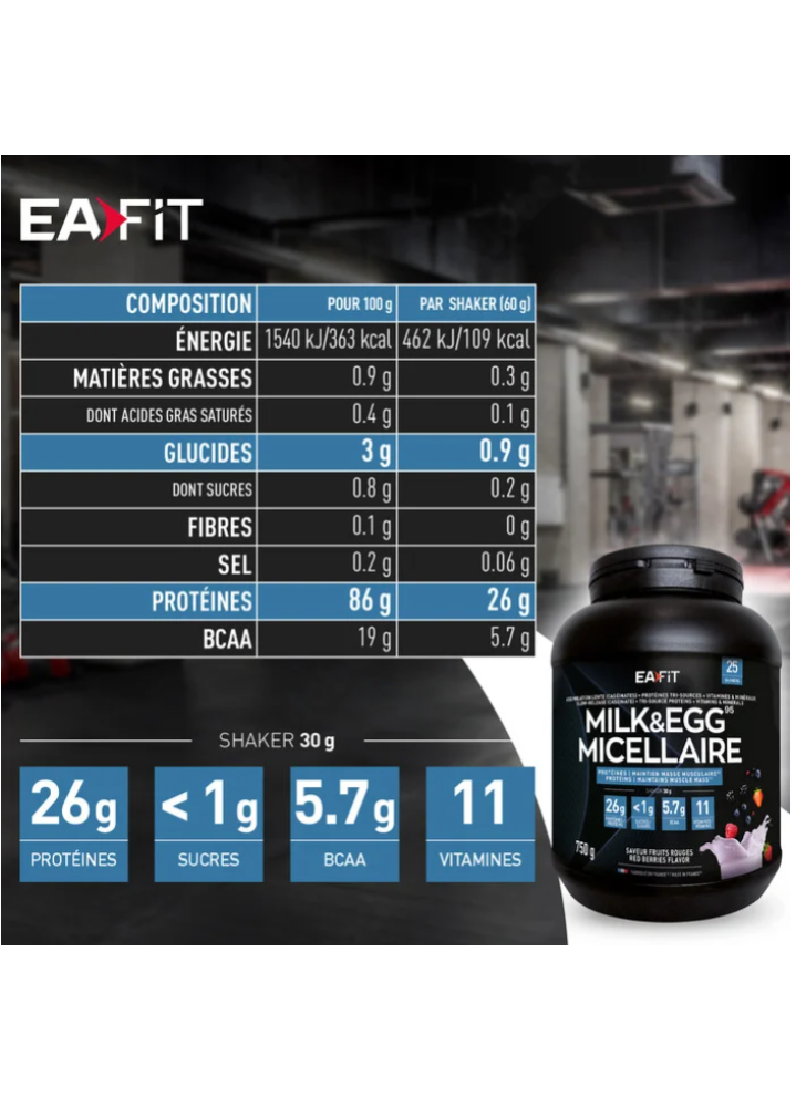 EA FIT - MILK&EGG MICELLAIRE
