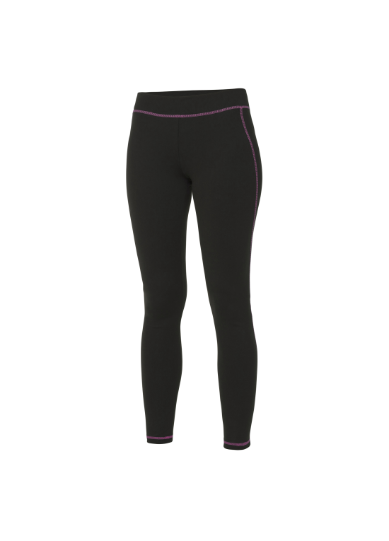 AWDIS LEGGING COOL GIRLIE NOIR/PINK W