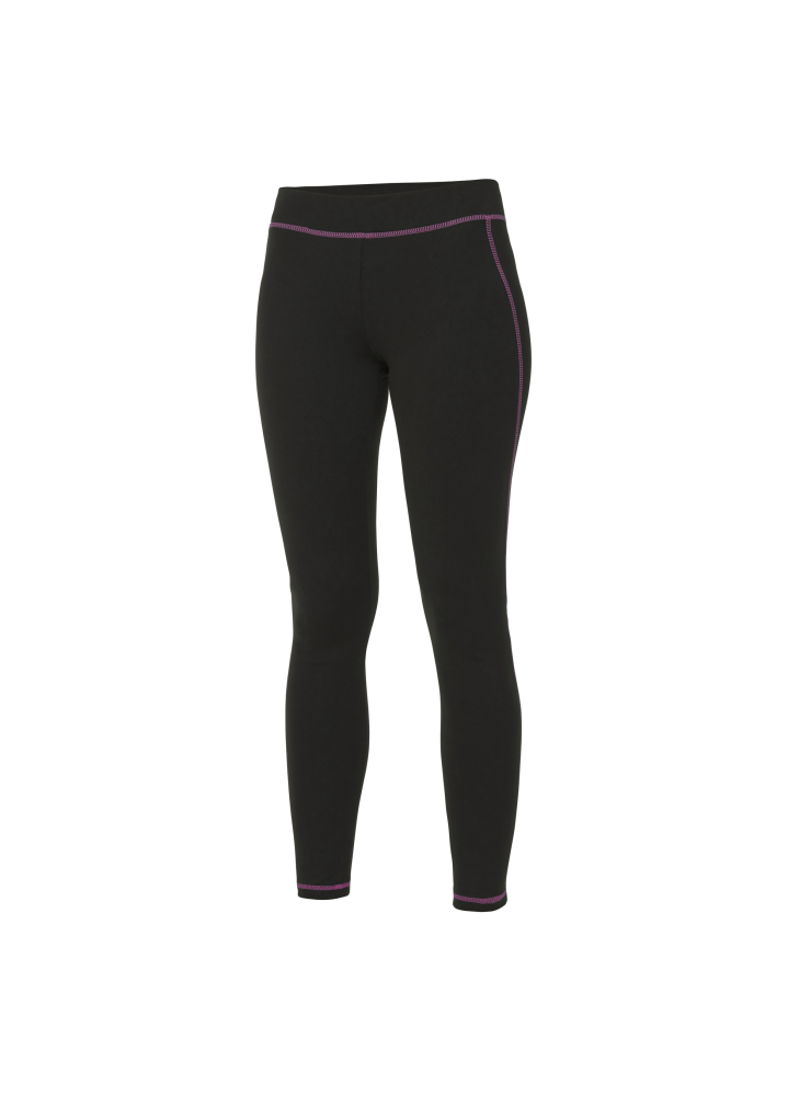 AWDIS LEGGING COOL GIRLIE NOIR/PINK W