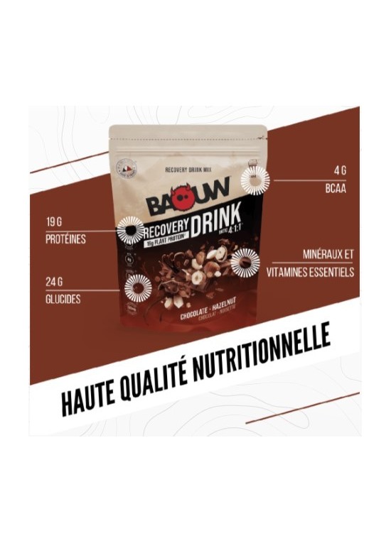 BAOUW Boissons Récupération Chocolat - Noisette