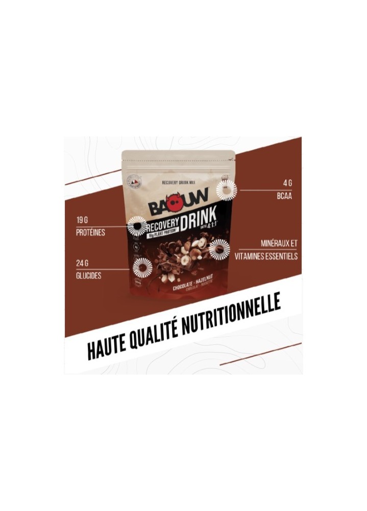 BAOUW Boissons Récupération Chocolat - Noisette