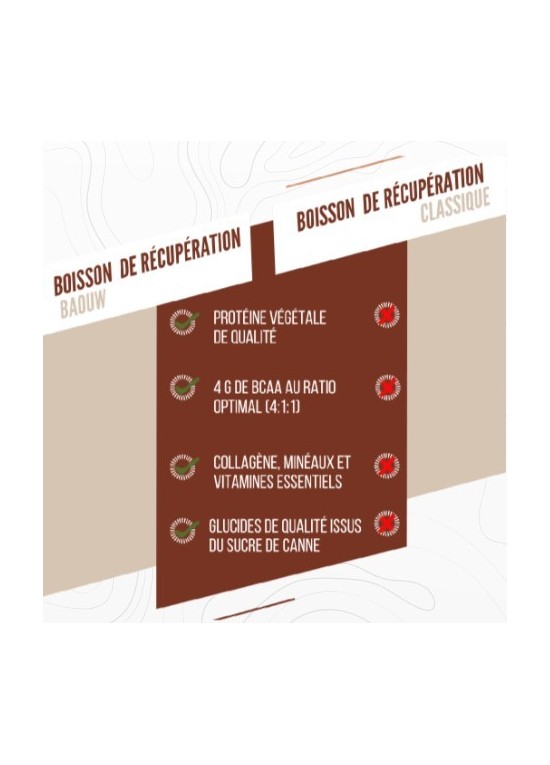 BAOUW Boissons Récupération Chocolat - Noisette