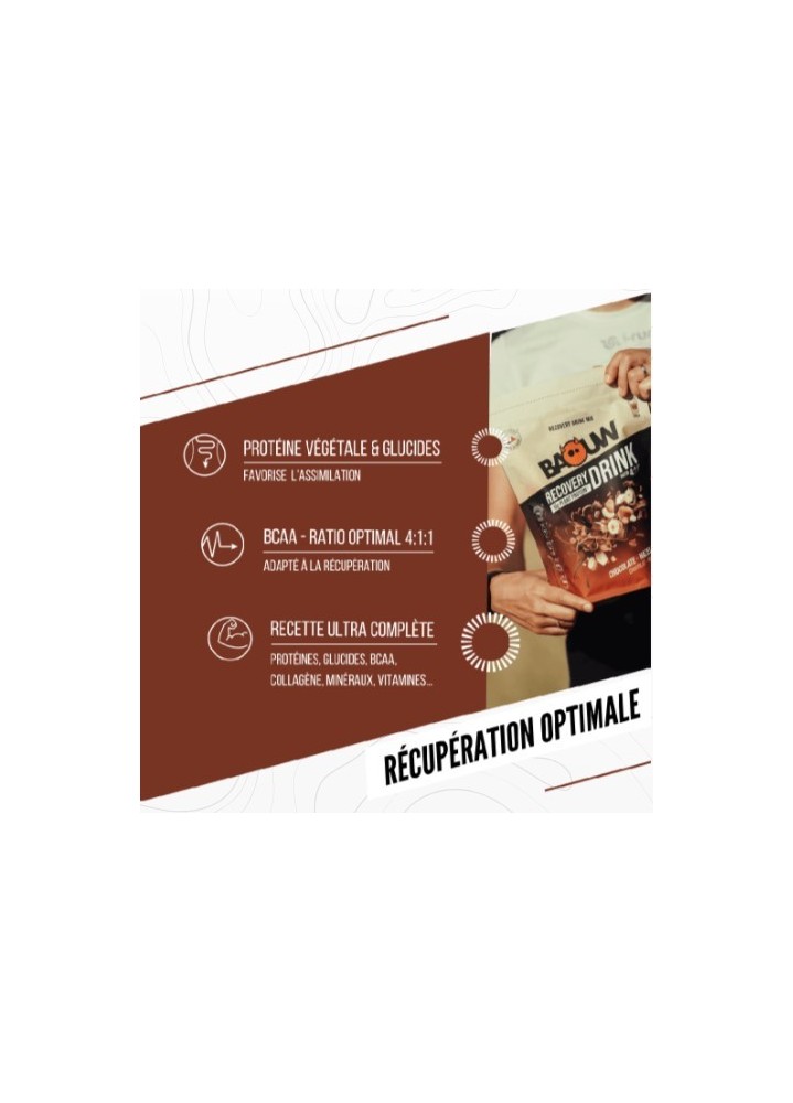 BAOUW Boissons Récupération Chocolat - Noisette