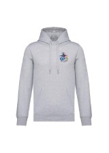 SWEAT À CAPUCHE COEUR+DOS GPS GEOCACHING UNISEXE