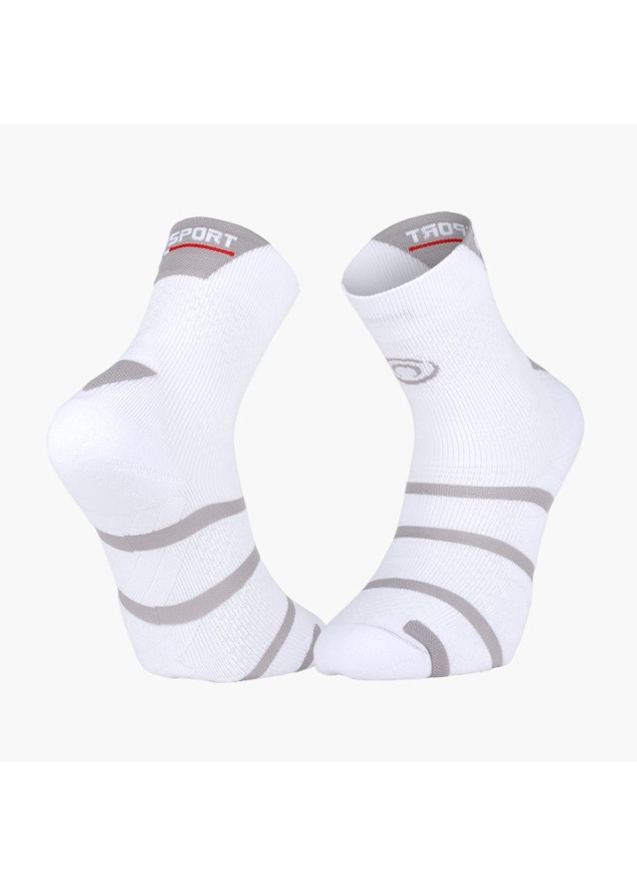 BV SPORT Chaussettes Padel haute Blanc/Gris
