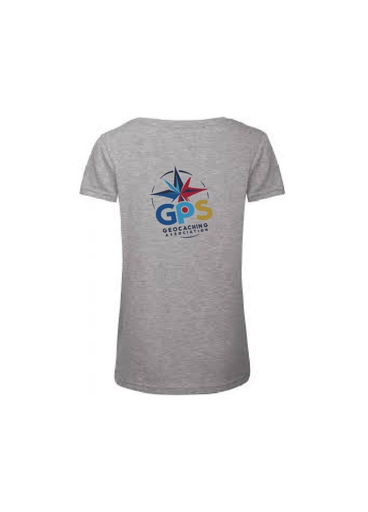 T-SHIRT FLOCAGE DOS GPS GEOCACHING FEMME