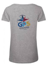 T-SHIRT FLOCAGE DOS GPS GEOCACHING FEMME