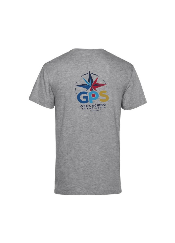 T-SHIRT FLOCAGE DOS GPS GEOCACHING ENFANT