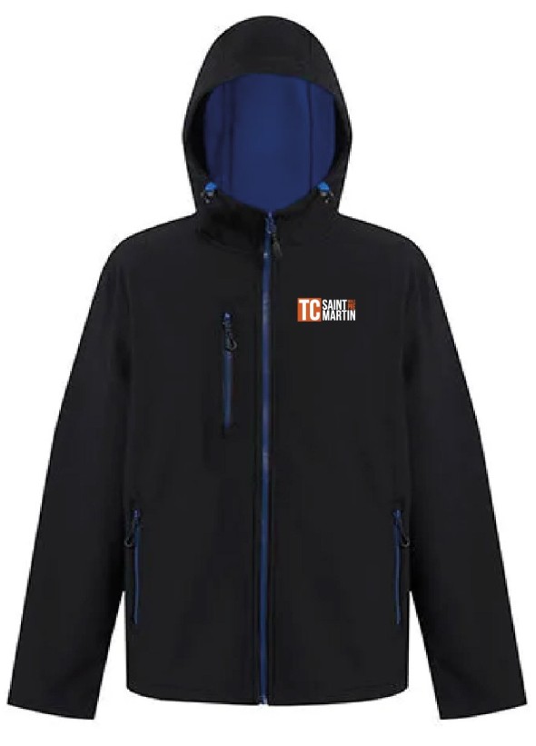 VESTE À CAPUCHE SOFTSHELL ADULTES TC SAINT-MARTIN