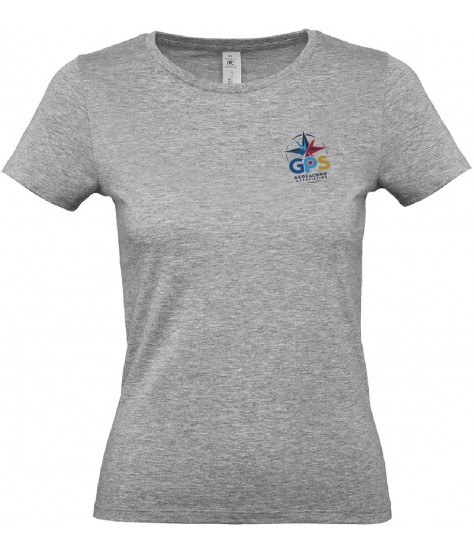 T-SHIRT FLOCAGE COEUR GPS...