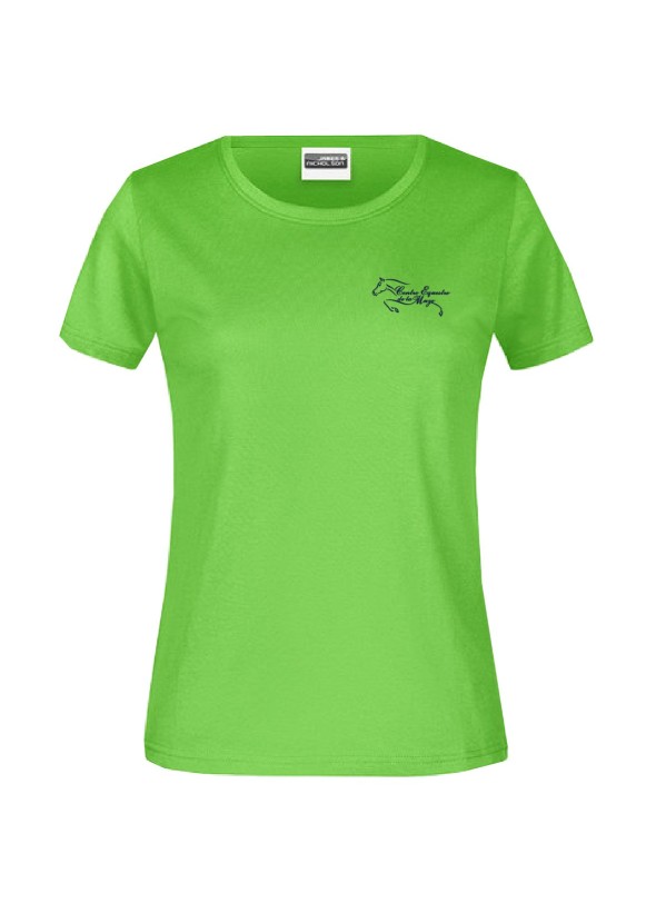 T-SHIRT COTON FEMMES COEUR+DOS CENTRE ÉQUESTRE DE LA MUZE