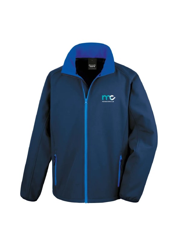 SOFTSHELL MANCHES LONGUES HOMMES FLOCAGE COEUR MOTONAUTISME CLUB DU DER