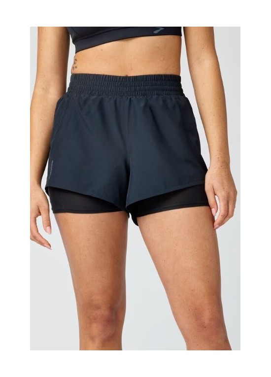 BROOKS DASH 2-IN-1 SHORT W