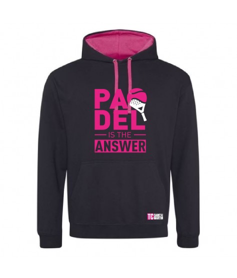 SWEAT À CAPUCHE BICOLORE...