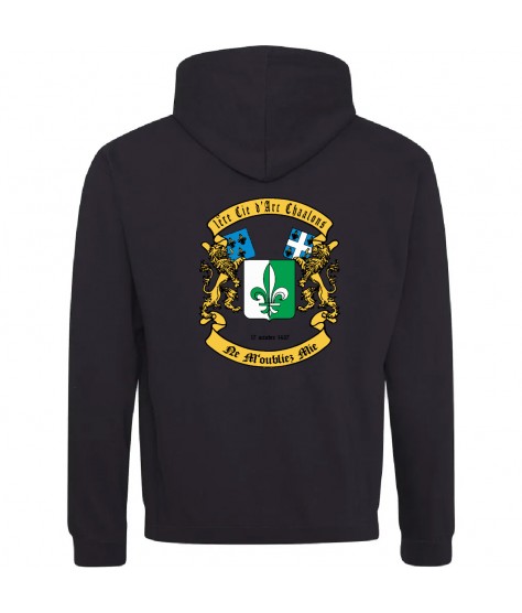 SWEAT BICOLORE FLOCAGE DOS...