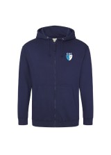 VESTE ZIPÉE FLOCAGE COEUR + DOS ADULTES CERCLE D'ESCRIME CHÂLONS
