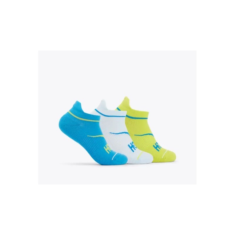 HOKA Lot de trois paires de chaussettes de running invisibles