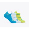 HOKA Lot de trois paires de chaussettes de running invisibles