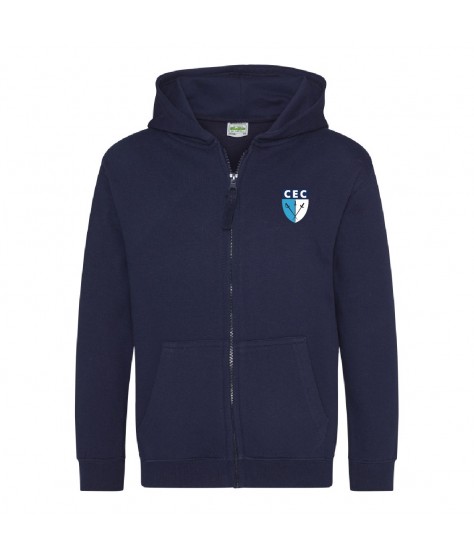 VESTE ZIPÉE FLOCAGE COEUR +...