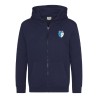 VESTE ZIPÉE FLOCAGE COEUR + DOS ENFANTS CERCLE D'ESCRIME CHÂLONS