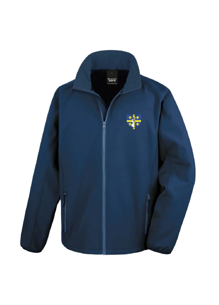 VESTE SOFSHELL FLOCAGE COEUR HOMME SDIS 51