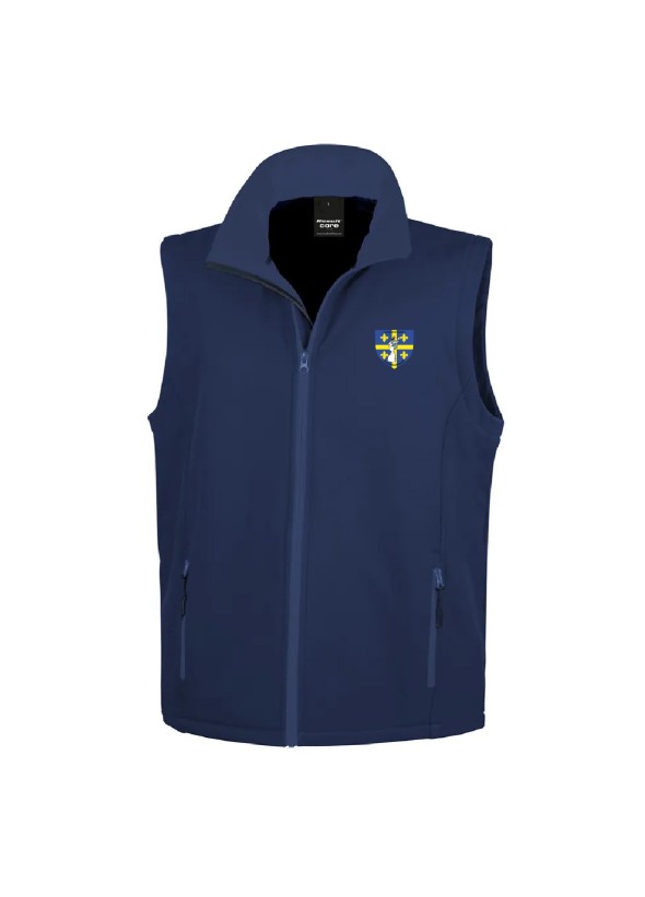 GILET SOFSHELL FLOCAGE COEUR HOMME SDIS 51