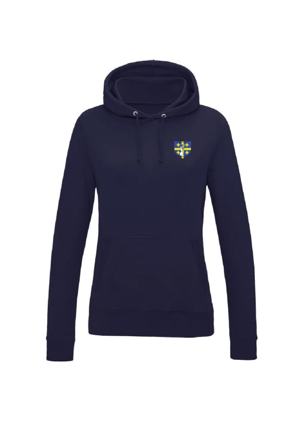 SWEAT À CAPUCHE FLOCAGE COEUR + DOS FEMME SDIS 51