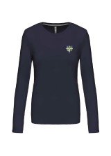 T-SHIRT MANCHES LONGUES FEMME FLOCAGE COEUR + DOS SDIS 51