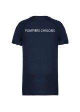 T-SHIRT RESPIRANT HOMME FLOCAGE COEUR + DOS SDIS 51