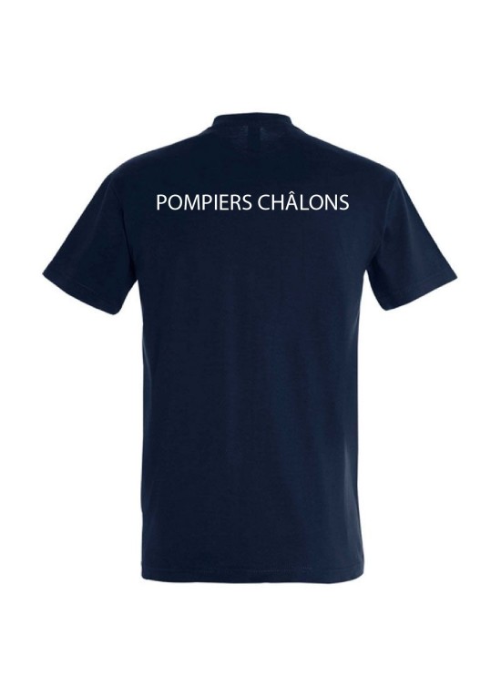 T-SHIRT RESPIRANT FEMME FLOCAGE COEUR + DOS SDIS 51