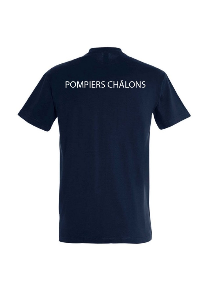 T-SHIRT RESPIRANT FEMME FLOCAGE COEUR + DOS SDIS 51