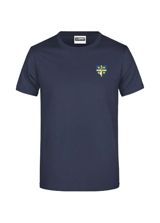 T-SHIRT COTON HOMME FLOCAGE COEUR + DOS SDIS 51